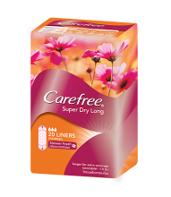 Carefree Super Dry Long Panty Liners